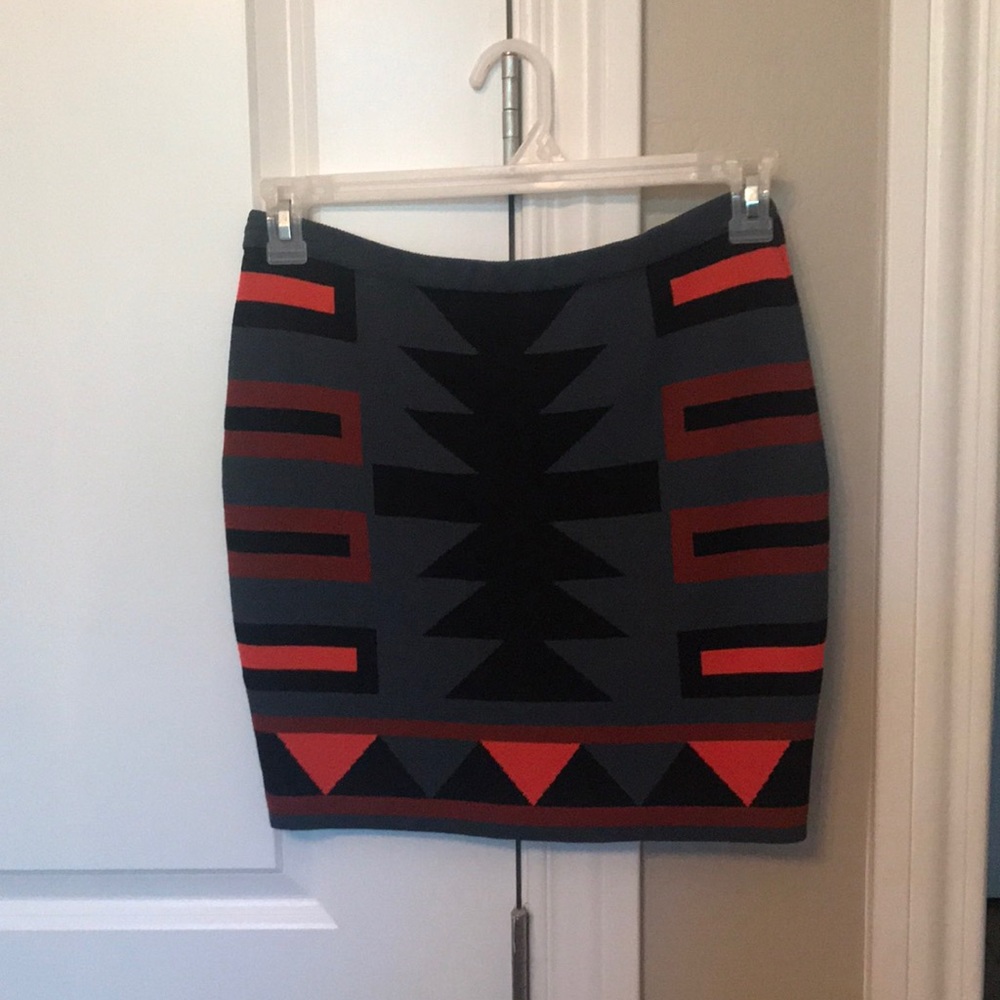 Rachel Roy Tribal Print Skirt